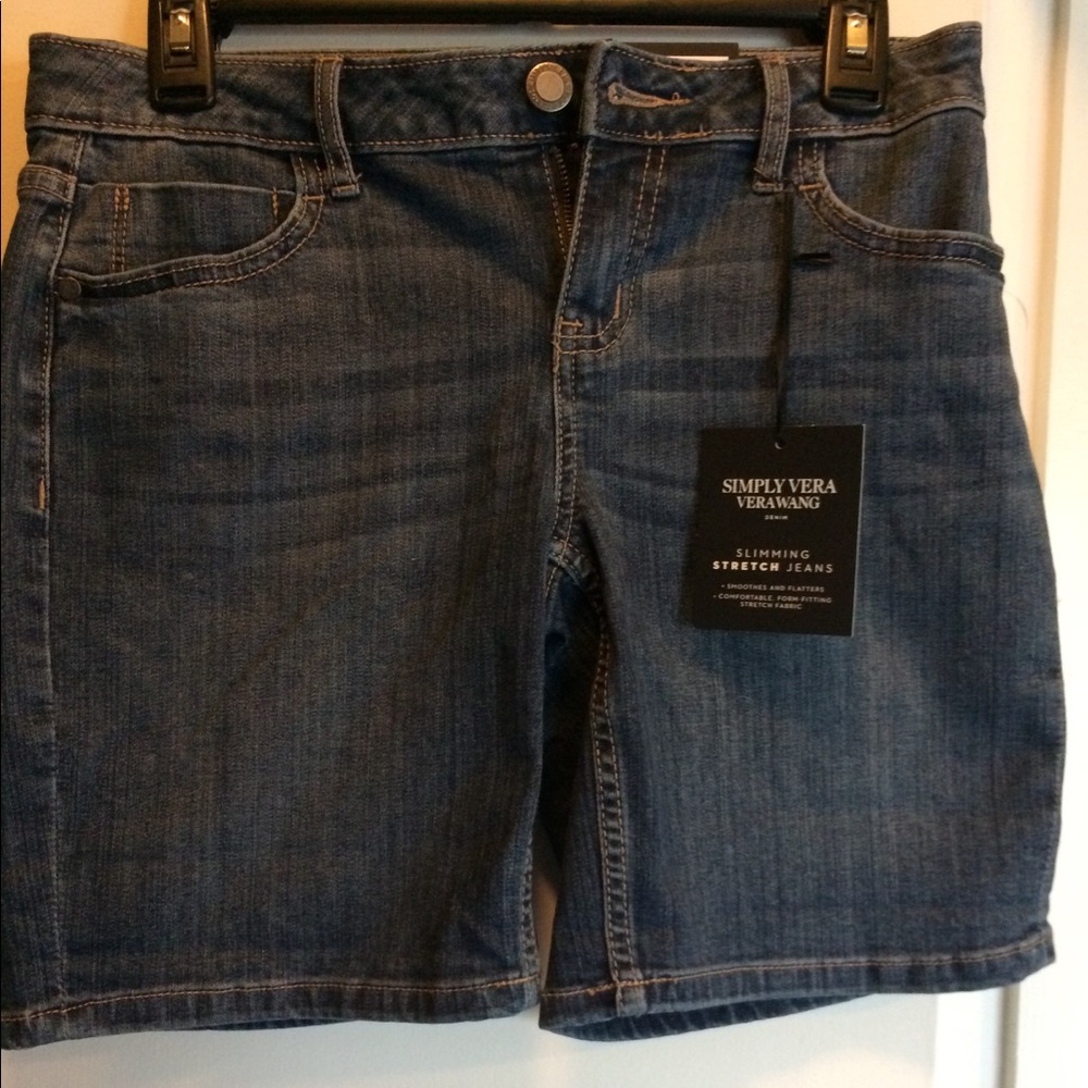 Women’s slimming stretch jeans shorts